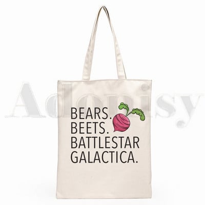 Geanta de mână Harajuku de mare capacitate pentru femei Geanta de cumpărături The Office TV Show Dunder Mifflin Paper Company Genți de pânză de umăr