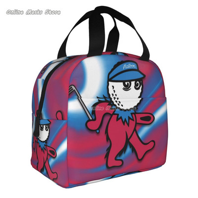 Malbon 7 Geantă de prânz de golf izolată pentru femei și bărbați, cutie frigorifică portabilă reutilizabilă pentru picnic, călătorie, mărime unică