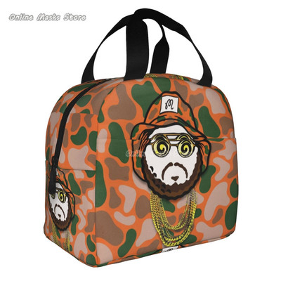 Malbon 7 Geantă de prânz de golf izolată pentru femei și bărbați, cutie frigorifică portabilă reutilizabilă pentru picnic, călătorie, mărime unică