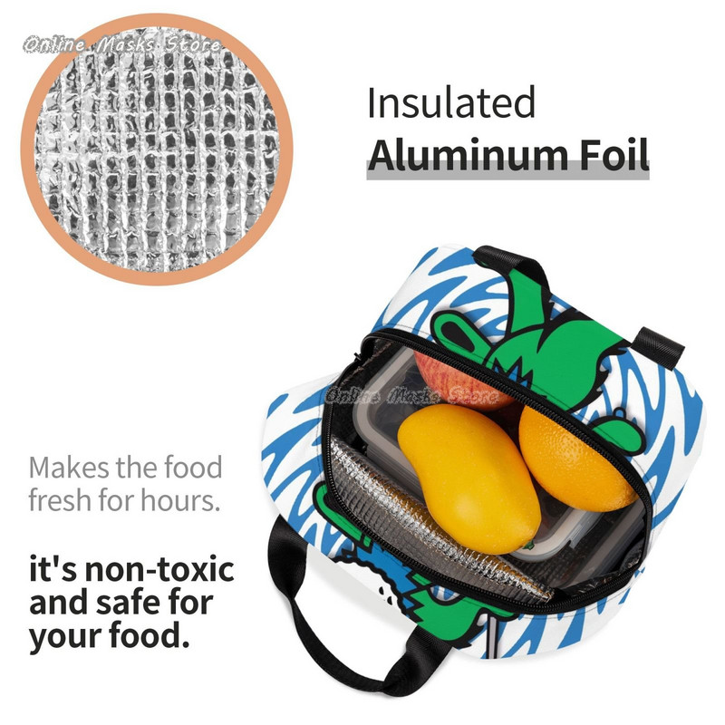 Malbon 7 Geantă de prânz de golf izolată pentru femei și bărbați, cutie frigorifică portabilă reutilizabilă pentru picnic, călătorie, mărime unică