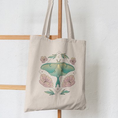 Női vásárló táska Canyon Moon nyomtatott Kawaii táska Vásárlás vászon Shopper Bag lány kézitáska Vállas női táska