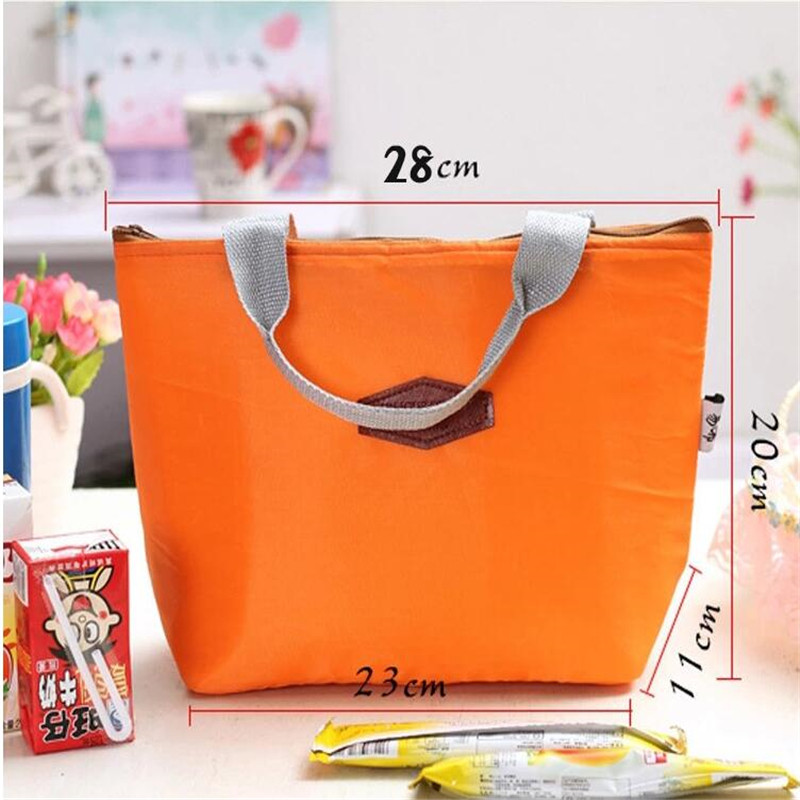 Prijenosna torba za ručak Nova toplinski izolirana kutija za ručak Tote hladnjak Ručna torba Bento torbica Posuda za večeru Školske torbe za pohranu hrane