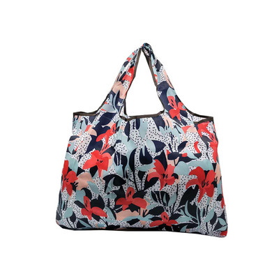 Geantă de cumpărături, pliabilă, portabilă, pentru imprimarea fructelor, genți de mână pentru băcănie, depozitare în supermarket, suport reutilizabil de mare capacitate pentru desene animate