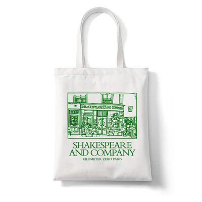 Shakespeare Print Γυναικεία πάνινη τσάντα ώμου υψηλής χωρητικότητας Τσάντα tote Αισθητική Τσάντες αγορών Βαμβακερές τσάντες χειρός Τσάντα βιβλίων για κορίτσια