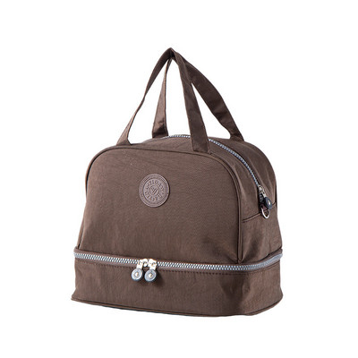 Női vastag termikus ebéddoboztáska iskolai utazáshoz, nagy kapacitású piknik Bento szigetelt hűtőtáskák élelmiszertartó tárolótáskák