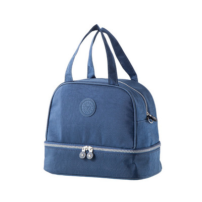 Női vastag termikus ebéddoboztáska iskolai utazáshoz, nagy kapacitású piknik Bento szigetelt hűtőtáskák élelmiszertartó tárolótáskák