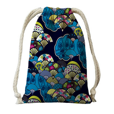 Bohemia Printing Moterų poliesterio virvių kuprinė Bid Pack Pass Travel Pack