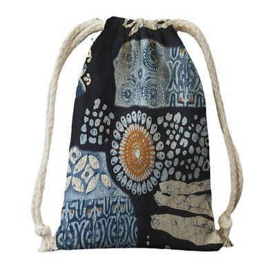 Bohemia Printing Moterų poliesterio virvių kuprinė Bid Pack Pass Travel Pack