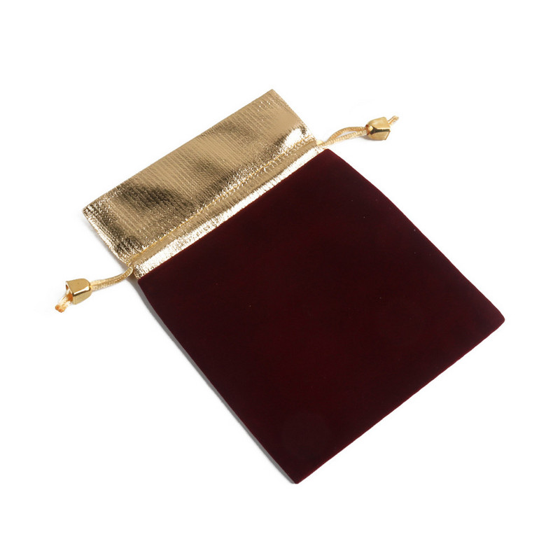 1kom Baršunasta vrećica Narukvica Vrećica za slatkiše Vrećice za pakiranje nakita Vrećica s vezicom za vjenčanje Poklon vrećica Festivalska božićna vrećica za pohranu darova