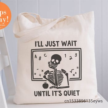 Hocus Pocus Graphic Hipster Cartoon Εκτύπωση Shopping Tote Τσάντες Girls Pacakge Τσάντα χειρός