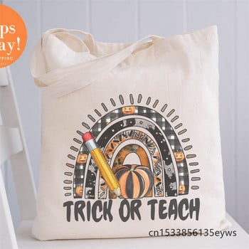 Hocus Pocus Graphic Hipster Cartoon Εκτύπωση Shopping Tote Τσάντες Girls Pacakge Τσάντα χειρός