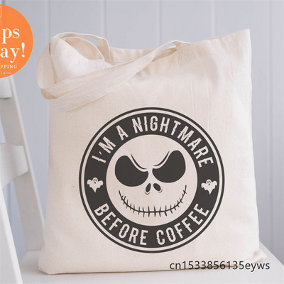 Hocus Pocus Graphic Hipster Cartoon Print Bevásárló Tote Bags Girls Package Hand Bag