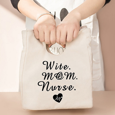 Dječja toplinska torba za ručak Platnena torba za piknik Prepuna hrane Rashladne torbe Putna medicinska sestra Izolirana kutija za večeru Tote Organizator Ženske torbice