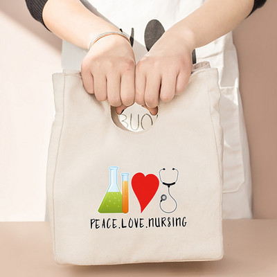 Dječja toplinska torba za ručak Platnena torba za piknik Prepuna hrane Rashladne torbe Putna medicinska sestra Izolirana kutija za večeru Tote Organizator Ženske torbice