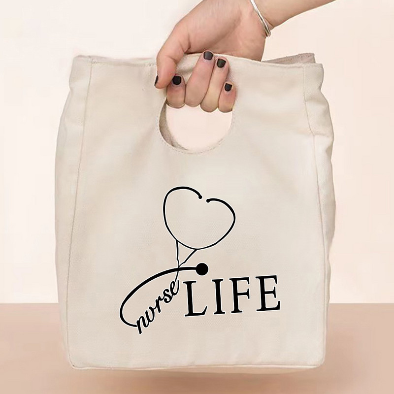 Dječja toplinska torba za ručak Platnena torba za piknik Prepuna hrane Rashladne torbe Putna medicinska sestra Izolirana kutija za večeru Tote Organizator Ženske torbice