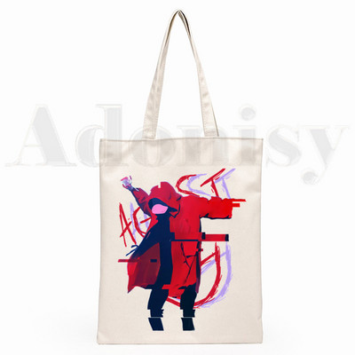 Agust D Fanart Art Print AgustD Hip Hop Hipster Cartoon Print Genți de cumpărături Moda pentru fete Casual Pacakge Geantă de mână eco tote