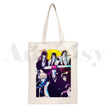 BLEACH Ιαπωνικό Anime Manga Ichigo Kuchiki Byakuya Τσάντες ώμου Casual Shopping Girls Handbag Γυναικεία Κομψή τσάντα από καμβά