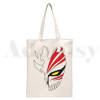 BLEACH Ιαπωνικό Anime Manga Ichigo Kuchiki Byakuya Τσάντες ώμου Casual Shopping Girls Handbag Γυναικεία Κομψή τσάντα από καμβά