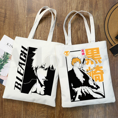 BLEACH Japanski anime Manga Ichigo Kuchiki Byakuya Ručne torbe Torbe na rame Ležerna kupovina Djevojačka torba Ženska elegantna platnena torba
