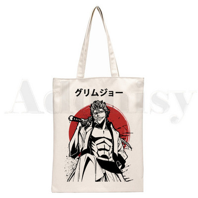 BLEACH Japāņu Anime Manga Ichigo Kuchiki Byakuya Rokassomas Plecu somas Ikdienas iepirkšanās Meiteņu rokassomiņas Sievietēm Eleganta audekla soma