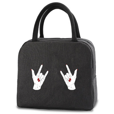 Torba za ručak za slatku torbu Izolirana kutija Torba za ručak za višekratnu upotrebu za žene Muškarci Posao Piknik Putovanje Poklon Škola Ured Posuda za ručak