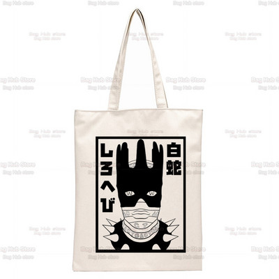 Jojo Bizarre Adventure Geanta Kujo Genți de umăr Genți de umăr Cumpărături ocazionale JOLYNE CUJOH Geanta de mână Stone Ocean pentru femei Geantă elegantă din pânză