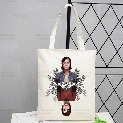 The Last of Us Shopper Bevásárlótáska Joel Ellie Tote válltáska Fireflies Vászontáskák Nagy fertőzött Stage 3 Firefly kézitáska