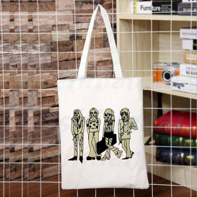 Maneskin Hip Hop Gothic Punk Rock Graphic Korėja Ulzzang Pirkėjų krepšys Drobinis krepšys Rankinės Moteriškas krepšys Harajuku Pečių krepšiai