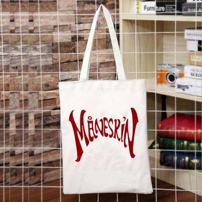 Maneskin Hip Hop Gothic Punk Rock Graphic Korėja Ulzzang Pirkėjų krepšys Drobinis krepšys Rankinės Moteriškas krepšys Harajuku Pečių krepšiai