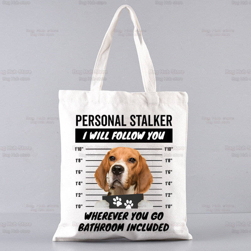 Dámska taška s kresleným vzorom Beagle Ulzzang s potlačou a bagelovým psíkom, roztomilá tote taška, kabelky, dámska taška Harajuku, tašky cez rameno