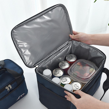 Thicken Fresh Keeping Bento Lunch Bag Φορητή αδιάβροχη πανί Oxford Beer Food Picnic Cas Cooler Cooler Ice Pack Κουτιά αποθήκευσης