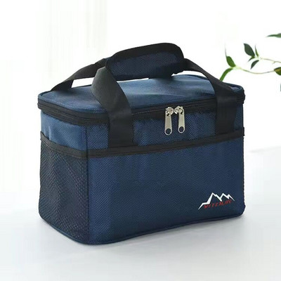 Zahusťte si čerstvé Bento obedové vrecko, prenosné vodotesné oxfordské plátno, pivo, jedlo, piknik, chladič, chladič, ľadový obal, úložné boxy
