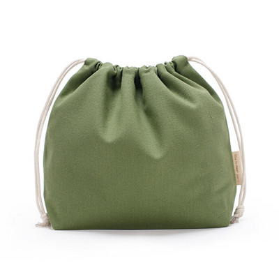 18x8x20cm veľké plátené vrecko so sťahovacou šnúrkou, darčekové vrecko na cukrovinky a šperky, cestovné prenosné dámske kozmetické úložné vrecko z bavlnenej látky