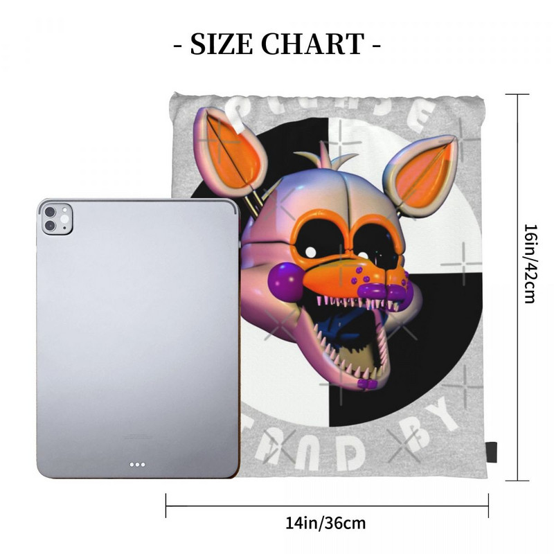 Lolbit Torbe s uzicom Ruksaci Anime Putne torbe Mali ruksak Ruksak s uzicom