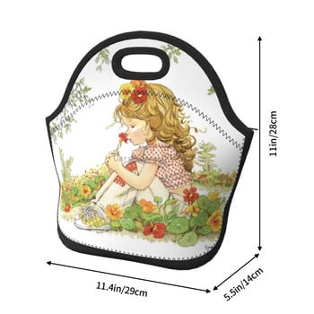 Sarah Kay Neoprene Lunch Bag/Lunch Box/Lunch Tote/Picnic Bags Insuled Cooler Travel Organizer Σχολικό γραφείο εργασίας