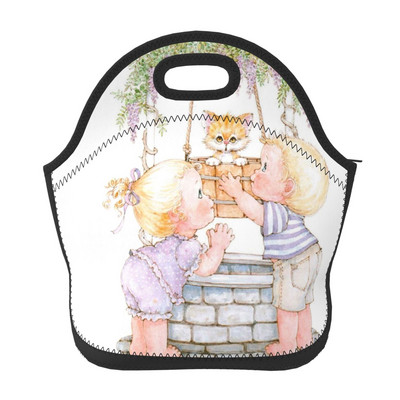 Sarah Kay Neoprenska torba za ručak/kutija za ručak/torba za ručak/torbe za piknik Izolirani hladnjak Organizator putovanja Školski radni ured