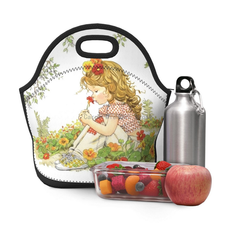 Sarah Kay Neoprenska torba za ručak/kutija za ručak/torba za ručak/torbe za piknik Izolirani hladnjak Organizator putovanja Školski radni ured