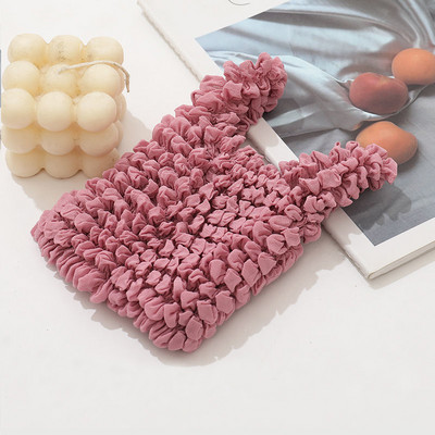 Geantă de cumpărături nouă, reutilizabilă, pliată, retractabilă, pentru femei, de mare capacitate, pentru femei, geantă de umăr pliabilă.