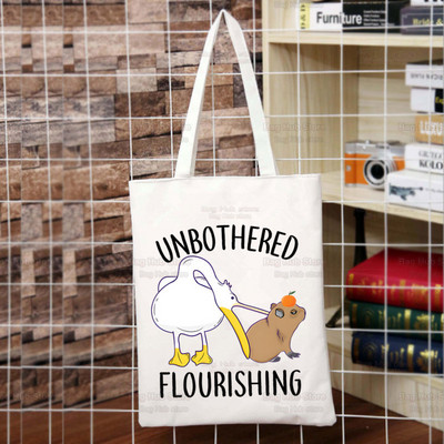 Capybara Cartoon Slatka životinja Torba za kupovinu Capybaras Bolsas De Tela Na rame Capibara Jutena torba Pamučna torba Sacola Reciclaje od jute