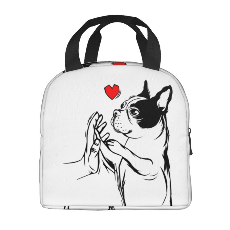 A bostoni terrierek szeretik az úrnős kutyákat, hordozható ebédlődobozok, szivárgásmentes hűtő, hőszigetelt ebédzsák iskolás gyerekek