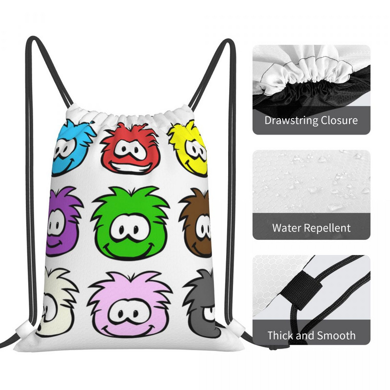 Club Penguin Oldschool Puffles Torbe s uzicom Ruksaci Ručne torbice Torbe s uzicom Torbe za djevojčice Torba s uzicom Ruksak