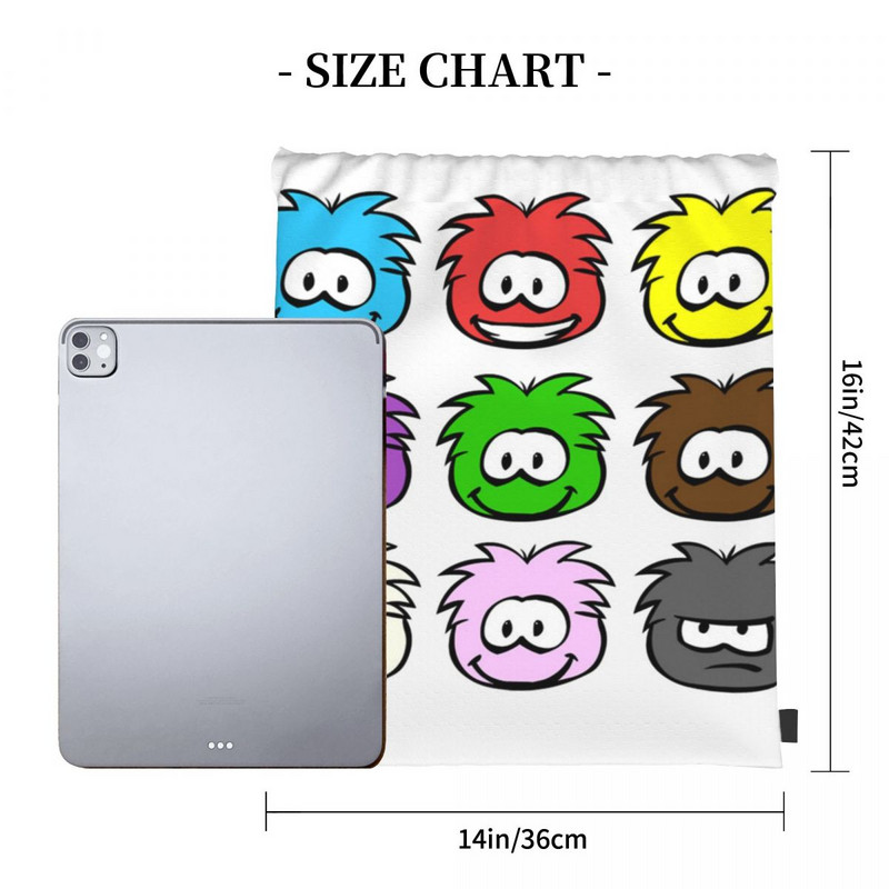Club Penguin Oldschool Puffles Torbe s uzicom Ruksaci Ručne torbice Torbe s uzicom Torbe za djevojčice Torba s uzicom Ruksak