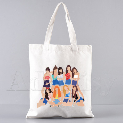 Divreiz sieviešu audekla soma Eko iepirkumu soma liela ietilpība plecu soma sievietēm, salokāma pludmales soma