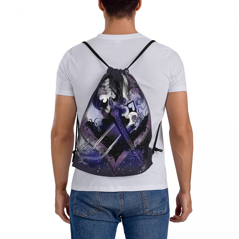 Tašky so sťahovacou šnúrkou Kingdom Hearts Oathkeeper Oblivion Batohy Tašky Cestovná taška Taška pre dievčatá Tašky so sťahovacou šnúrkou
