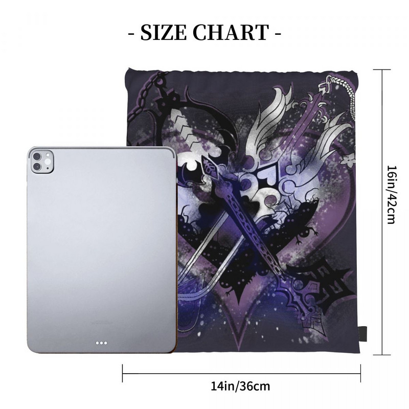 Tašky so sťahovacou šnúrkou Kingdom Hearts Oathkeeper Oblivion Batohy Tašky Cestovná taška Taška pre dievčatá Tašky so sťahovacou šnúrkou