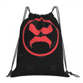 Dr Disrespect Design Sarkanas aukliņas Somas Mugursomas Rokassomas Kawaii Soma Savelkamās aukliņas Soma Maza Mugursoma Sieviete