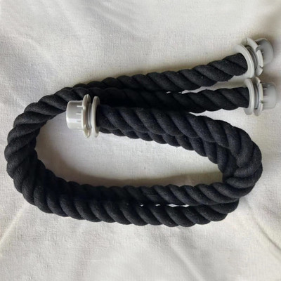 1 paar pikka lühikest musta naturaalset kanepitrossi käepidet O Bag Naiste käekoti jaoks Klassikaline mini EVA koti rihma köis Obagi vöö käekoti jaoks