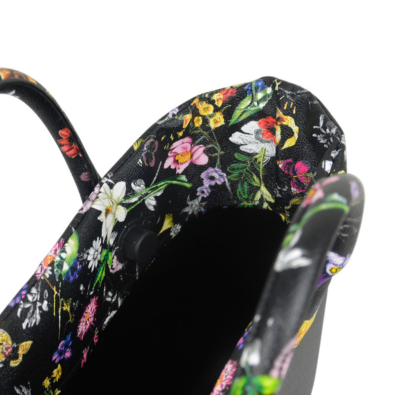 TANQU novi ljetni klasični mini cvjetni PU ukrasi tanki ukrasi za Obag torbicu O tijelo torbe za ljeto jesen