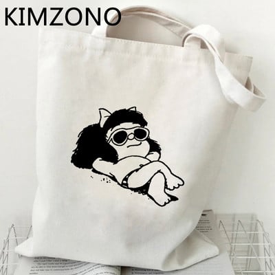 Mafalda torba za kupovinu torba za recikliranje pamuk bolsa torba torba od jute torba torba tkana tkanina od jute reciclaje grab