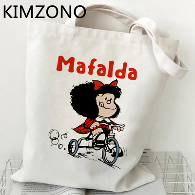 Mafalda torba za kupovinu torba za recikliranje pamuk bolsa torba torba od jute torba torba tkana tkanina od jute reciclaje grab